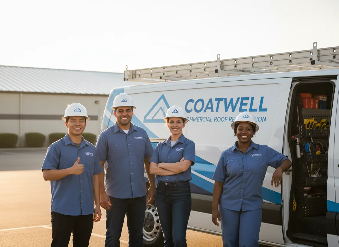 Commercial roof coating company in Oakland, OR